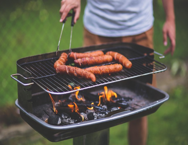 Een BBQ hoek in de tuin voor mannen