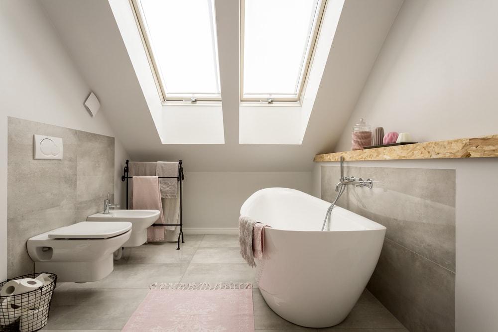 Lekkage in design badkamer